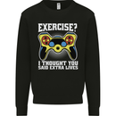 Gamer I Thought Said Extra Lives Gaming Mens Sweatshirt Jumper Black