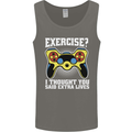Gamer I Thought Said Extra Lives Gaming Mens Vest Tank Top Charcoal