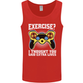 Gamer I Thought Said Extra Lives Gaming Mens Vest Tank Top Red