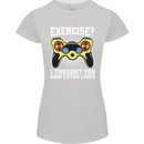 Gamer I Thought Said Extra Lives Gaming Womens Petite Cut T-Shirt Sports Grey