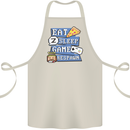 Gaming Eat Sleep Game Respawn Gamer Arcade Cotton Apron 100% Organic Natural