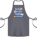 Gaming Eat Sleep Game Respawn Gamer Arcade Cotton Apron 100% Organic Steel