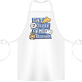 Gaming Eat Sleep Game Respawn Gamer Arcade Cotton Apron 100% Organic White