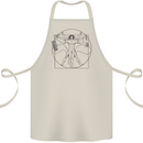 Gaming Vitruvian Gamer Funny Video Games Cotton Apron 100% Organic Natural