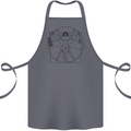 Gaming Vitruvian Gamer Funny Video Games Cotton Apron 100% Organic Steel