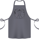 Gaming Vitruvian Gamer Funny Video Games Cotton Apron 100% Organic Steel