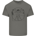 Gaming Vitruvian Gamer Funny Video Games Kids T-Shirt Childrens Charcoal