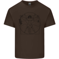 Gaming Vitruvian Gamer Funny Video Games Kids T-Shirt Childrens Chocolate