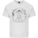 Gaming Vitruvian Gamer Funny Video Games Kids T-Shirt Childrens White
