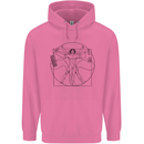 Gaming Vitruvian Gamer Funny Video Games Mens 80% Cotton Hoodie Azelea