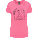 Gaming Vitruvian Gamer Funny Video Games Womens Wider Cut T-Shirt Azalea