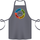 Gamming Eat Sleep Game Repeat Gamer Cotton Apron 100% Organic Steel