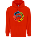 Gamming Eat Sleep Game Repeat Gamer Mens 80% Cotton Hoodie Bright Red