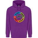 Gamming Eat Sleep Game Repeat Gamer Mens 80% Cotton Hoodie Purple