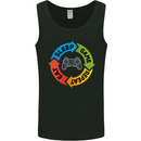 Gamming Eat Sleep Game Repeat Gamer Mens Vest Tank Top Black