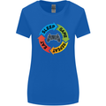 Gamming Eat Sleep Game Repeat Gamer Womens Wider Cut T-Shirt Royal Blue