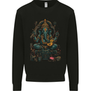 Ganesha Hindu God Ganapati Elephant Kids Sweatshirt Jumper Black