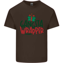 Gangsta Wrapper Funny Christmas Present Kids T-Shirt Childrens Chocolate