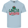 Gangsta Wrapper Funny Christmas Present Kids T-Shirt Childrens Light Blue