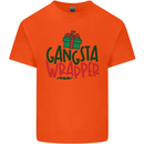 Gangsta Wrapper Funny Christmas Present Kids T-Shirt Childrens Orange