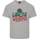 Gangsta Wrapper Funny Christmas Present Kids T-Shirt Childrens Sports Grey