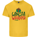 Gangsta Wrapper Funny Christmas Present Kids T-Shirt Childrens Yellow