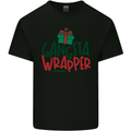 Gangsta Wrapper Funny Christmas Present Mens Cotton T-Shirt Tee Top Black