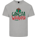 Gangsta Wrapper Funny Christmas Present Mens Cotton T-Shirt Tee Top Sports Grey