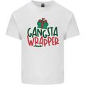 Gangsta Wrapper Funny Christmas Present Mens Cotton T-Shirt Tee Top White