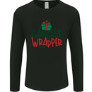 Gangsta Wrapper Funny Christmas Present Mens Long Sleeve T-Shirt Black