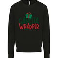 Gangsta Wrapper Funny Christmas Present Mens Sweatshirt Jumper Black