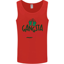 Gangsta Wrapper Funny Christmas Present Mens Vest Tank Top Red