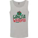 Gangsta Wrapper Funny Christmas Present Mens Vest Tank Top Sports Grey