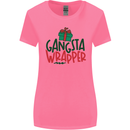Gangsta Wrapper Funny Christmas Present Womens Wider Cut T-Shirt Azalea