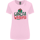 Gangsta Wrapper Funny Christmas Present Womens Wider Cut T-Shirt Light Pink