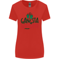 Gangsta Wrapper Funny Christmas Present Womens Wider Cut T-Shirt Red