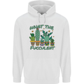 Gardening Fucculent Funny Plant Botanist Childrens Kids Hoodie White