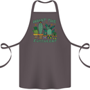 Gardening Fucculent Funny Plant Botanist Cotton Apron 100% Organic Dark Grey