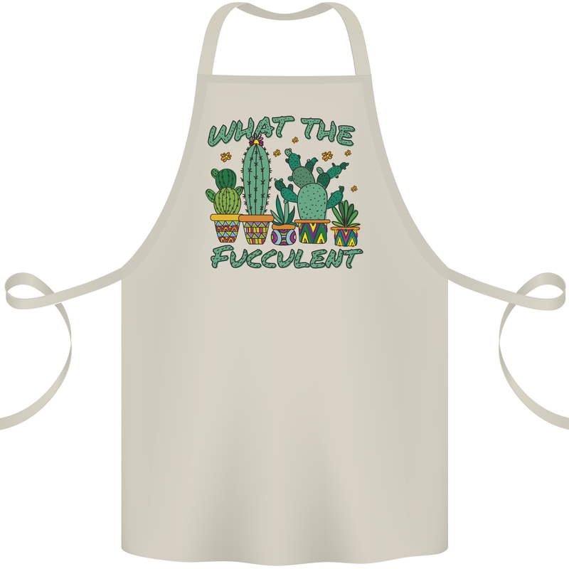 Gardening Fucculent Funny Plant Botanist Cotton Apron 100% Organic Natural