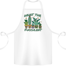 Gardening Fucculent Funny Plant Botanist Cotton Apron 100% Organic White