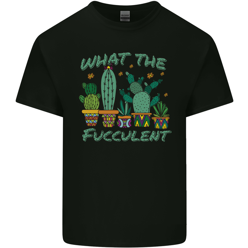Gardening Fucculent Funny Plant Botanist Kids T-Shirt Childrens Black