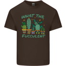Gardening Fucculent Funny Plant Botanist Kids T-Shirt Childrens Chocolate