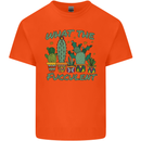 Gardening Fucculent Funny Plant Botanist Kids T-Shirt Childrens Orange