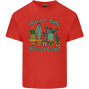 Gardening Fucculent Funny Plant Botanist Kids T-Shirt Childrens Red