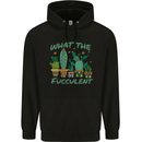 Gardening Fucculent Funny Plant Botanist Mens 80% Cotton Hoodie Black