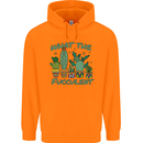 Gardening Fucculent Funny Plant Botanist Mens 80% Cotton Hoodie Orange
