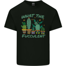 Gardening Fucculent Funny Plant Botanist Mens Cotton T-Shirt Tee Top Black