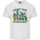 Gardening Fucculent Funny Plant Botanist Mens Cotton T-Shirt Tee Top White