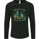 Gardening Fucculent Funny Plant Botanist Mens Long Sleeve T-Shirt Black