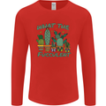 Gardening Fucculent Funny Plant Botanist Mens Long Sleeve T-Shirt Red